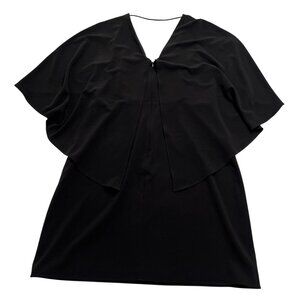 Halston Heritage Cape Dress in Black